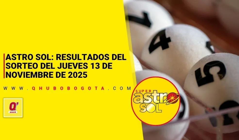 Astro Sol: resultados del sorteo del jueves 13 de noviembre