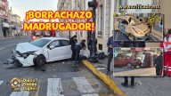 Joven ebrio desata «carrera mortal» y destroza 5 vehículos en pleno centro de Tepic (Video)