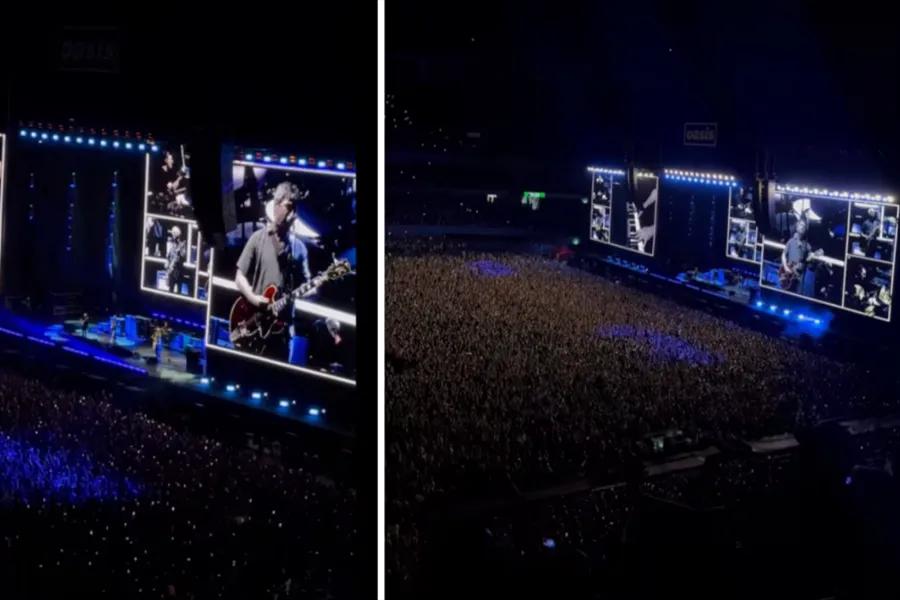 Oasis regresó a Argentina y hubo un homenaje a Diego Maradona