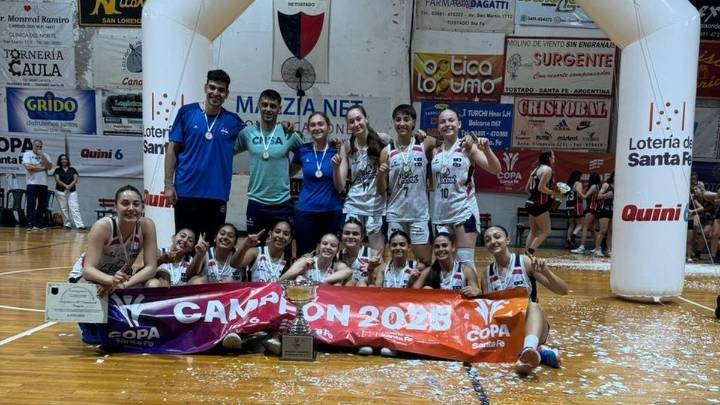 Básquet: Las chicas del U17 de Náutico obtuvieron la Copa Santa Fe en Tostado