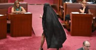 Senator suspended from Australian parliament for burqa