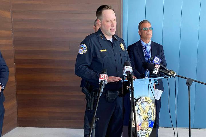 Man arrested after dog discarded in trash bag dies, Henderson police chief says