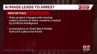 Lafourche middle school student arrested, accused of sharing AI nude image of classmate