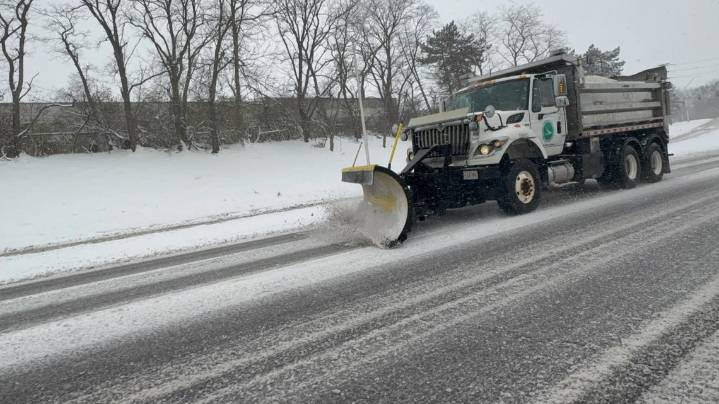 ODOT crews working around the clock as lake-effect snow creates fast