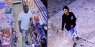 Suspects wanted after attacking, robbing man at gas station, Atlanta police say