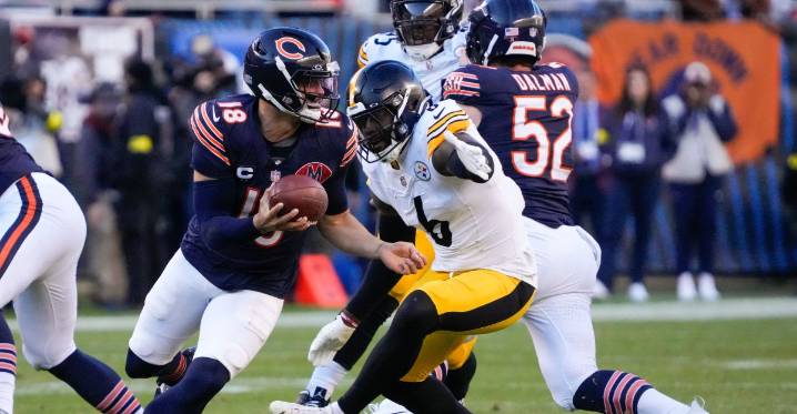 Caleb Williams, Bears OL analysis: Sack allowed vs. Steelers, NFL Week 12