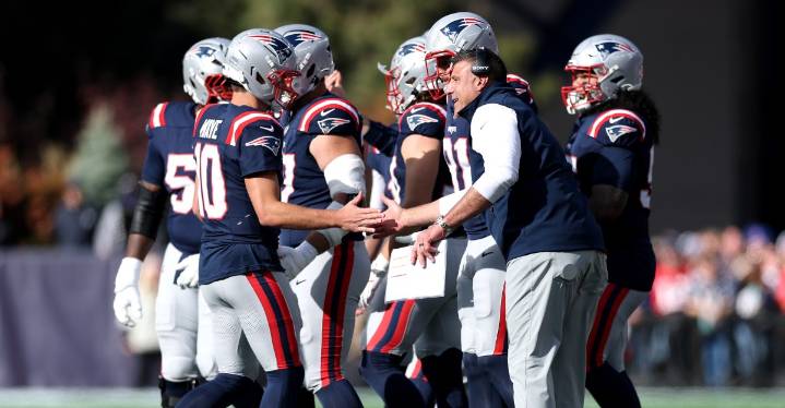 Who has the edge between the Patriots and Falcons in NFL Week 9?