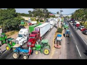 Campesinos preparan paro nacional y bloqueos carreteros el 24 de noviembre