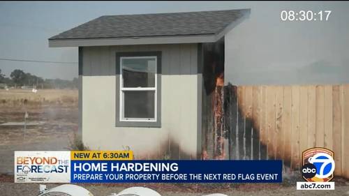 Fire experts recommend home hardening to protect properties ahead of expected dry winter in SoCal due to La Nina