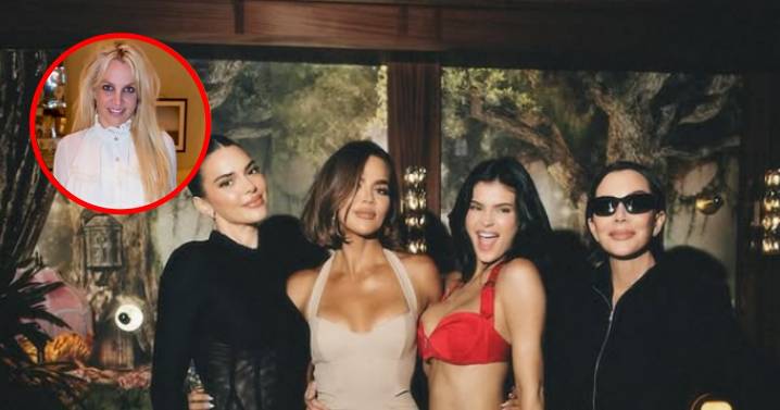 Britney Spears y las Kardashian tienen una épica noche de chicas