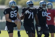 Raiders offensive line hurt by left tackle Kolton Miller’s ankle injury