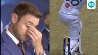 Stuart Broad cannot watch while Hayden explodes as Root gets blown away by Starc