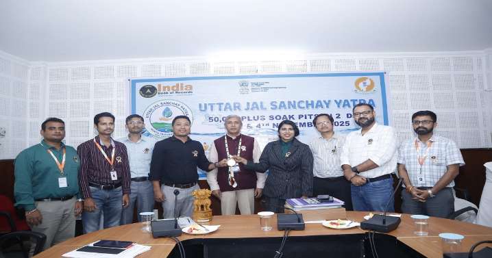 Uttar Jal Sanchay Yatra: North Tripura Creates India Book of Records with 57,582 Soak Pits in Just Two Days