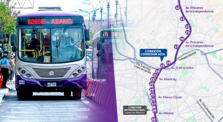 ATU confirmó nueva ruta del Corredor Morado: ¿Cuál es el recorrido que tiene?
