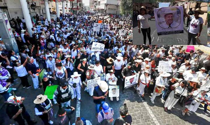 Miles marchan por justicia y seguridad en Uruapan tras el asesinato del alcalde Carlos Manzo