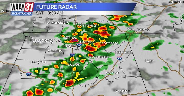 A few storms tonight followed by a dry weekend