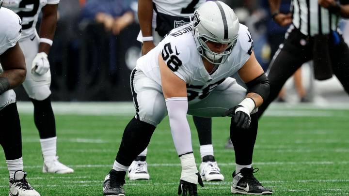 Raiders lose Jackson Powers-Johnson to ankle injury vs. Broncos