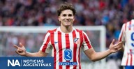 Julián Álvarez es el tercer goleador del Atlético en la Champions