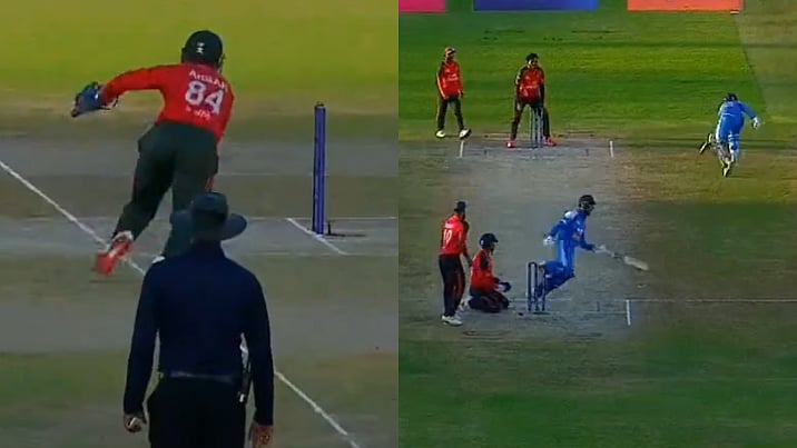 Ind A vs Ban A: COMICAL ERROR Hands India A Lifeline, Rising Stars Asia Cup 2025 Semi-final Vs Bangladesh A Goes To Super Over; VIDEO