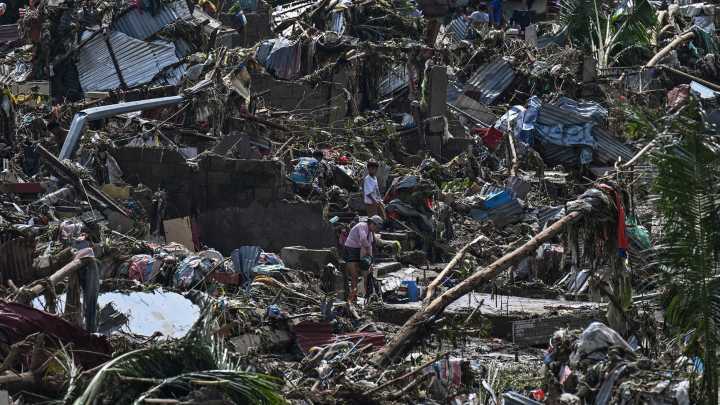 Dozens dead after typhoon sweeps across Philippines