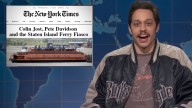 See Pete Davidson Joke About His 'Staten Island Ferry Fiasco' on 'SNL'