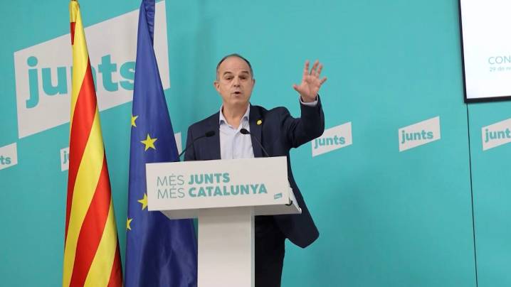 Turull responde a Feijóo: "Non debe pedir axuda aos empresarios, debe pedir perdón"