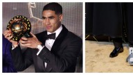 Achraf Hakimi reaparece tras lesión por falta de Luis Díaz: es elegido mejor jugador africano, llegó en carrito auxiliar y recibió el premio cojeando