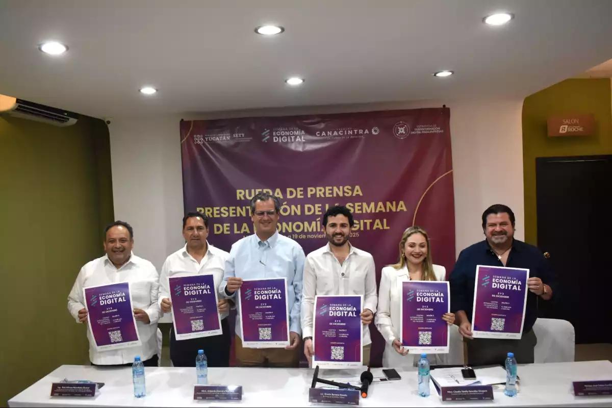 Anuncian la Semana de la Economía Digital en Mérida con más de 15 actividades