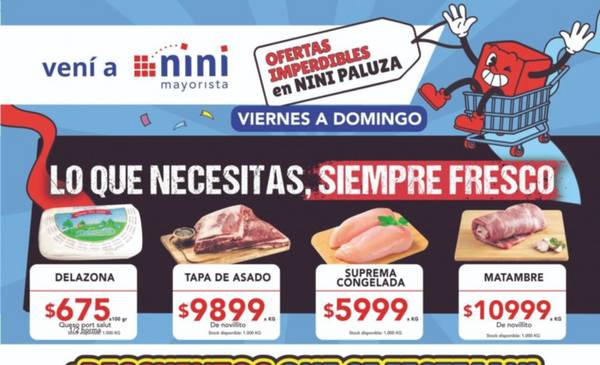 ¡Descuentos que se festejan! En Nini, este finde comprá mejor que nunca