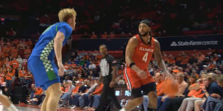 Illini rout Florida Gulf Coast, 113