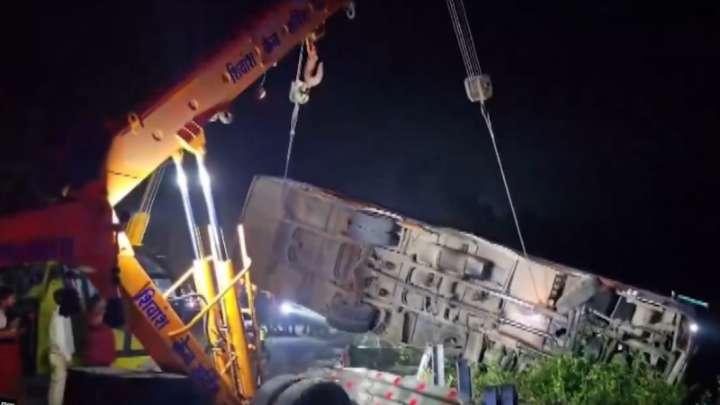 Three dead, several injured as bus overturns near Indore; CM Mohan Yadav announces Rs 2 lakh ex