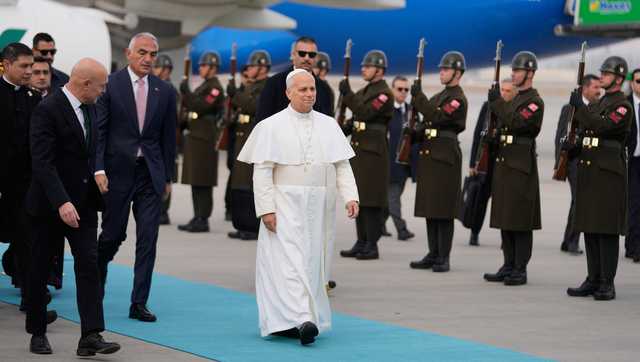 Pope Leo visits Turkey in his first foreign trip