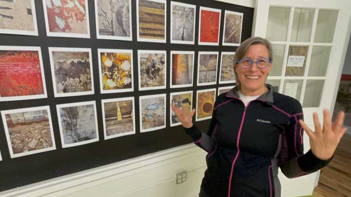 Marshall artist's 24K gold leaf Helene photos 'beautify…