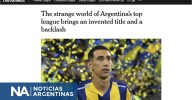 El polémico título de Rosario Central llegó a The Atlantic de The New York Times