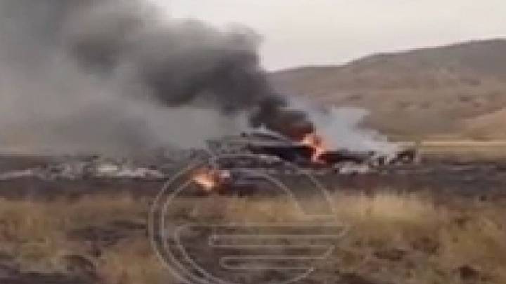 Avión de carga militar turco se estrella en Georgia