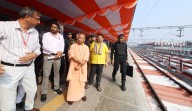 CM Yogi reviews  preparations at Banaras railway station ahead of PM's scheduled visit on November 7