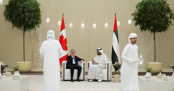 Mark Carney signs UAE investment pact in Abu Dhabi