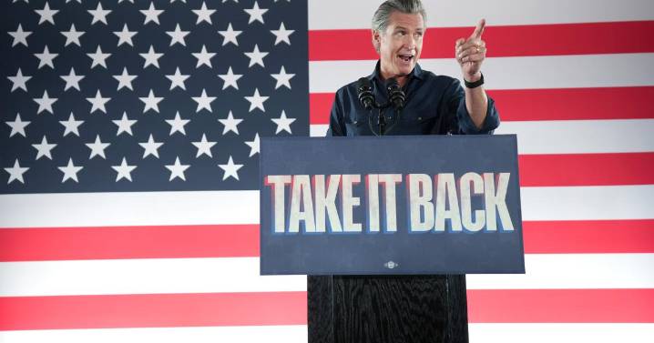 Newsom appears onstage at Texas rally to celebrate Prop. 50 victory, take swipes at Trump