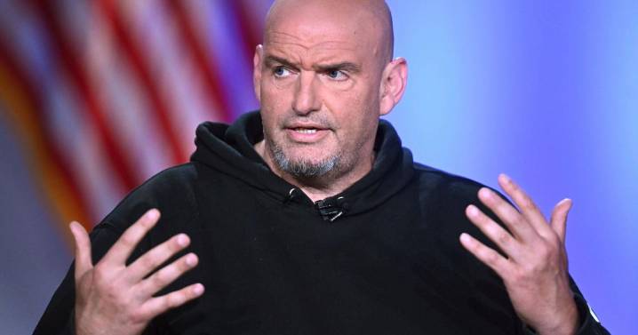 Fetterman says he's back home after a fall put the Pennsylvania senator in the hospital