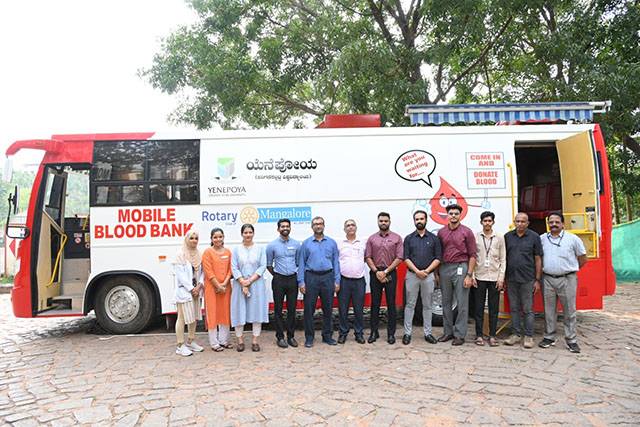 Yenepoya Hospital reintroduces upgraded mobile bus to boost voluntary blood donations