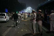 At least eight killed after car blast outside train station in Delhi