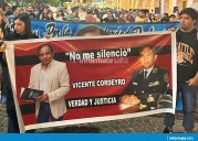 Marcharon en memoria del comisario Vicente Cordeyro a un mes de su muerte