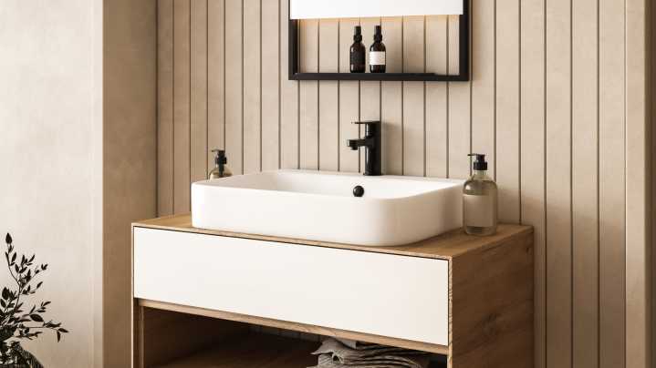 12 Ways To Style An Outdated Tan Bathroom