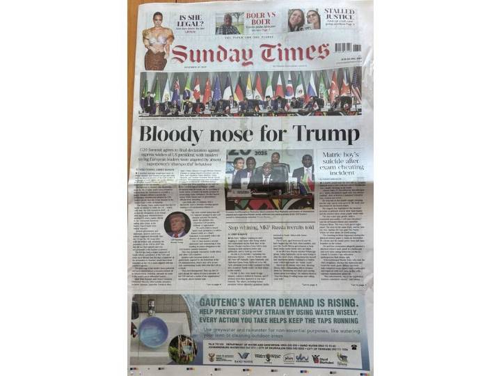 Trump Turns South Africa's G-20 into Tale of Two Summits