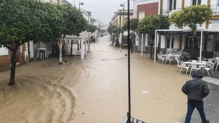 Las alertas se activan en Huelva, que registra importantes inundaciones