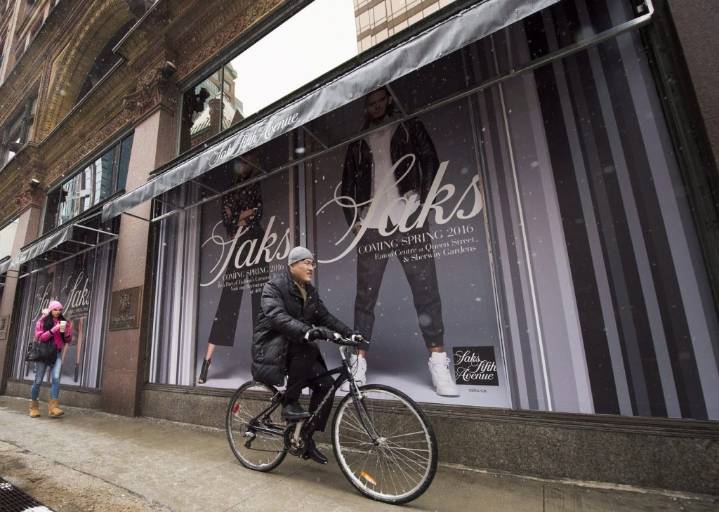 Cadillac Fairview suing U.S. arm of Hudson’s Bay over former Saks Fifth Avenue stores