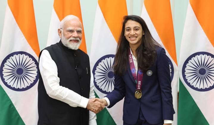 PM Modi congratulates Smriti Mandhana and Palaash Muchhal ahead of wedding