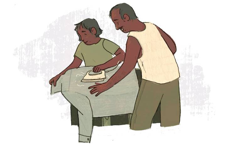 I learned the importance of doing things properly through the shirts my father ironed