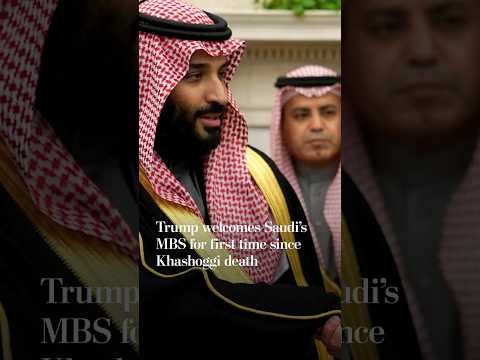 Trump welcomes MBS for first time since Khashoggi death