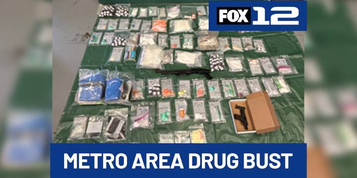14 pounds of drugs, 2 firearms seized in Portland metro operation